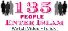 Watch FREE Promo 135 People Enter Islam!